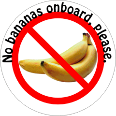 No Banans graphic